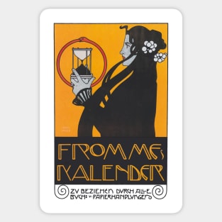 Poster for Fromme's Calendar by Koloman Moser Sticker